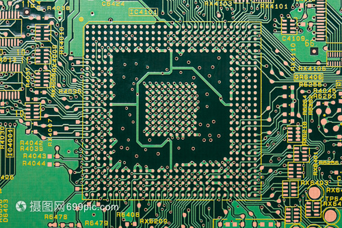 電路板特寫 探索集成電路設(shè)計(jì)的精密世界